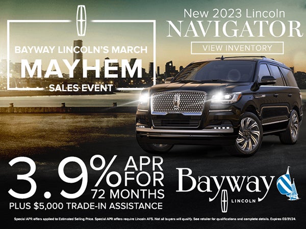 Bayway Lincoln's March Mayhem Sales Event!