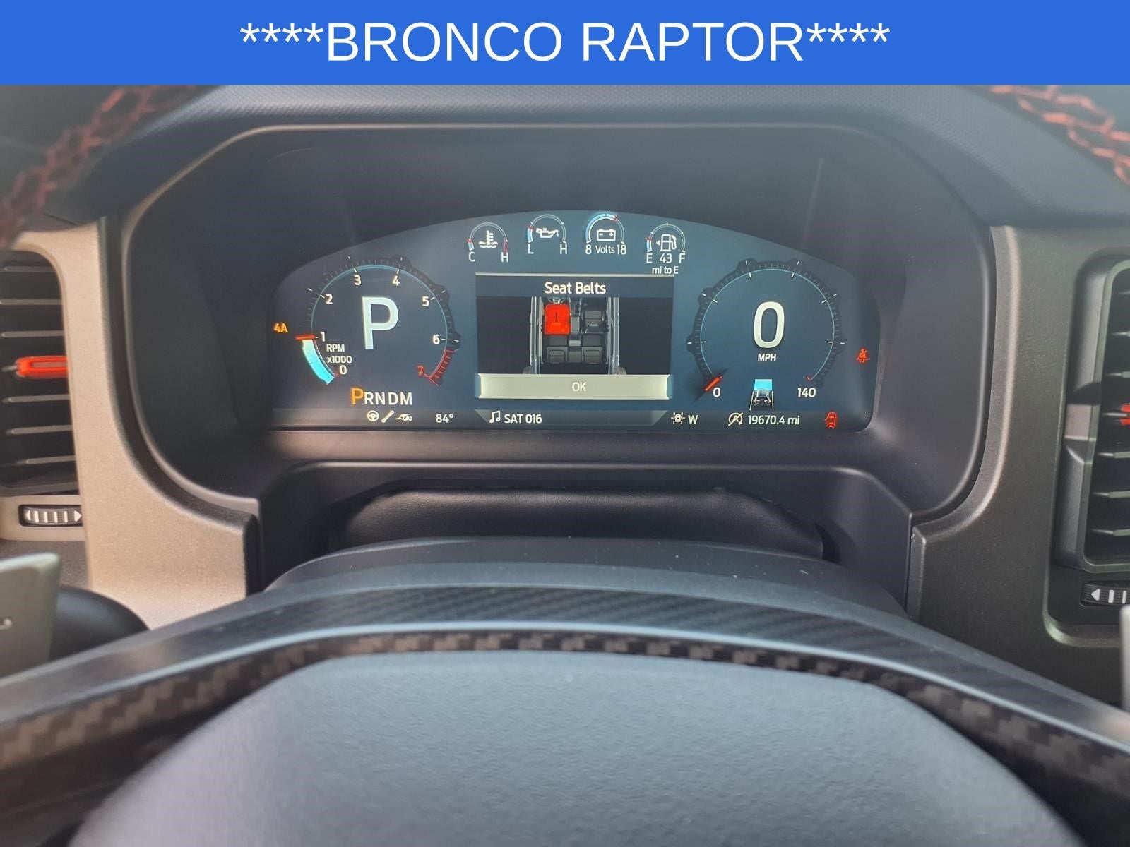 2024 Ford Bronco Raptor