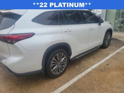2022 Toyota Highlander Platinum