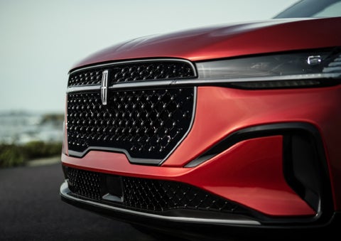 The sleek grille of a 2026 Lincoln Nautilus® SUV with the available Jet Appearance Package makes a bold statement. | Bayway Lincoln in Houston TX