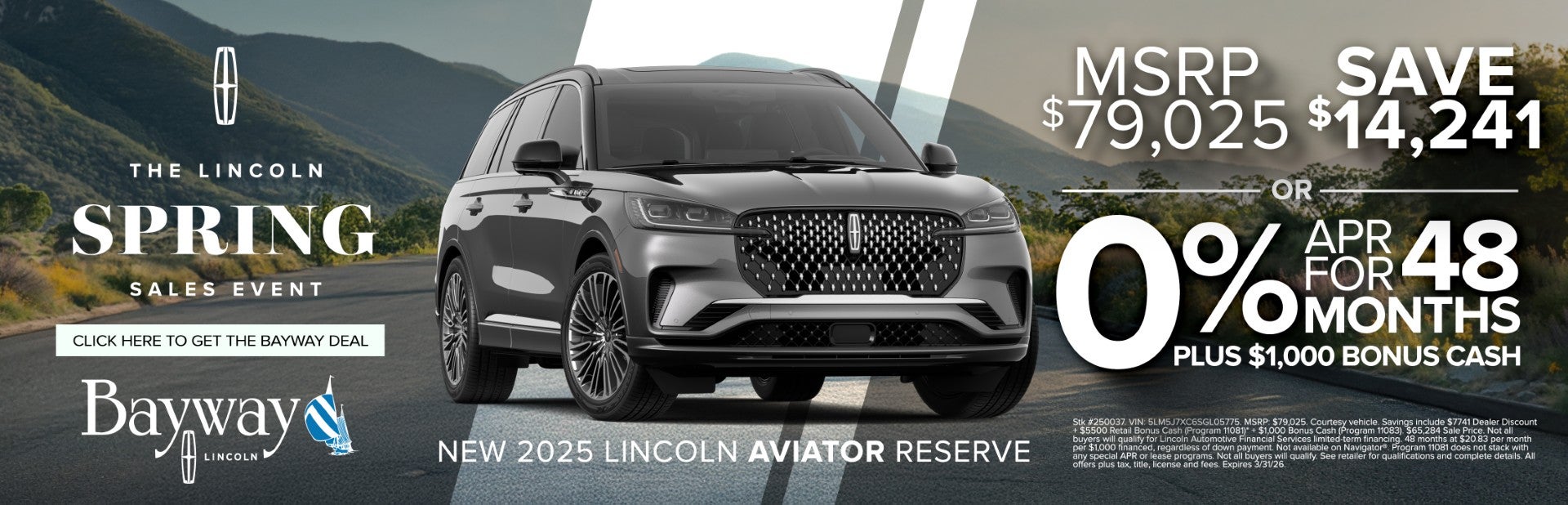 2025 Lincoln Aviator Reserve