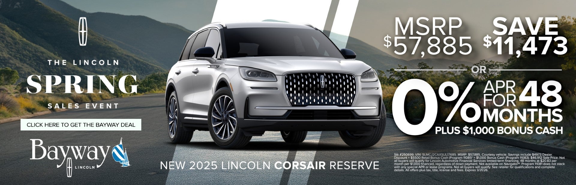 2025 Lincoln Corsair Reserve