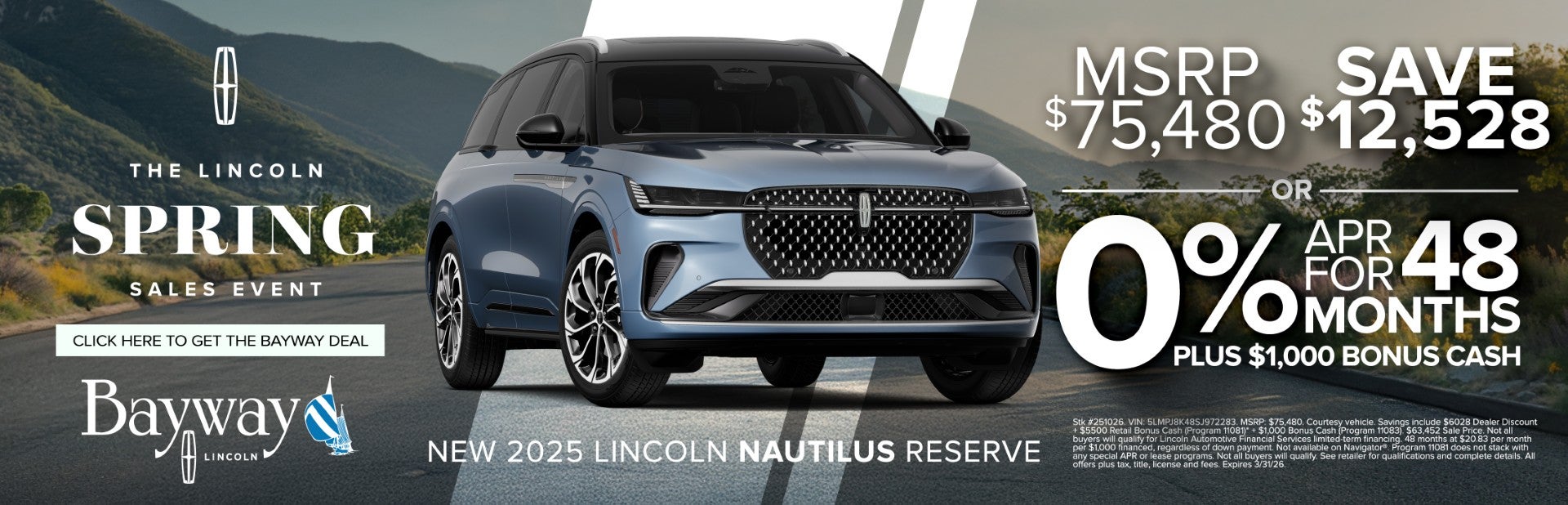 2025 Lincoln Nautilus Reserve