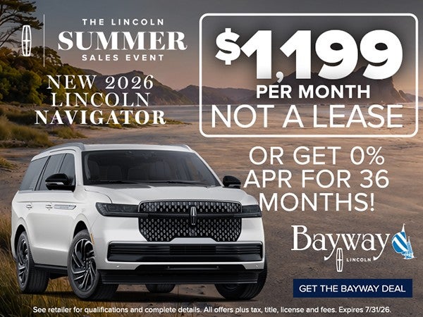 New 2026 Lincoln Navigator offer