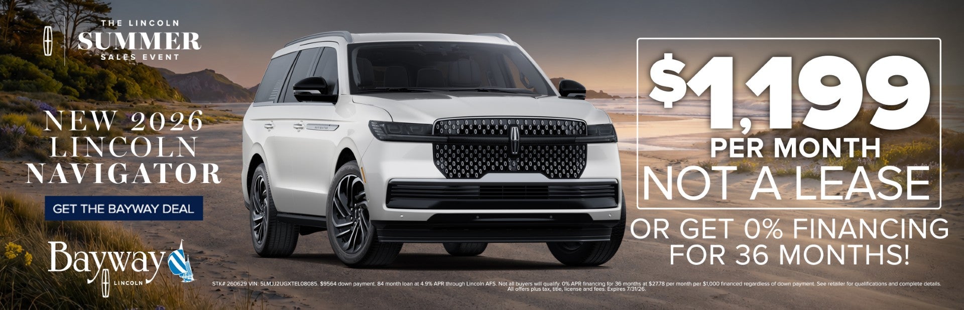 New 2026 Lincoln Navigator offer