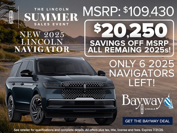 New 2025 Lincoln Navigator offer