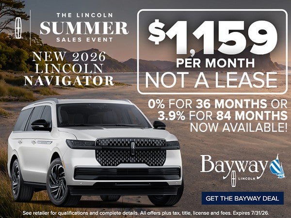 New 2026 Lincoln Navigator offer