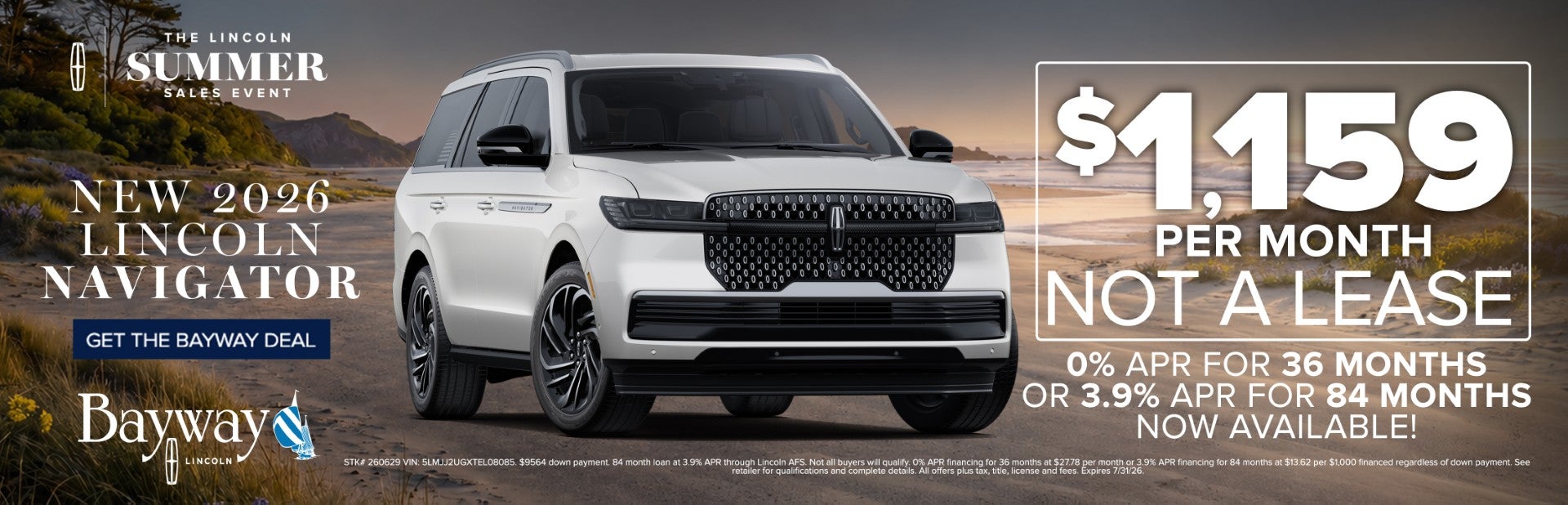 New 2026 Lincoln Navigator offer